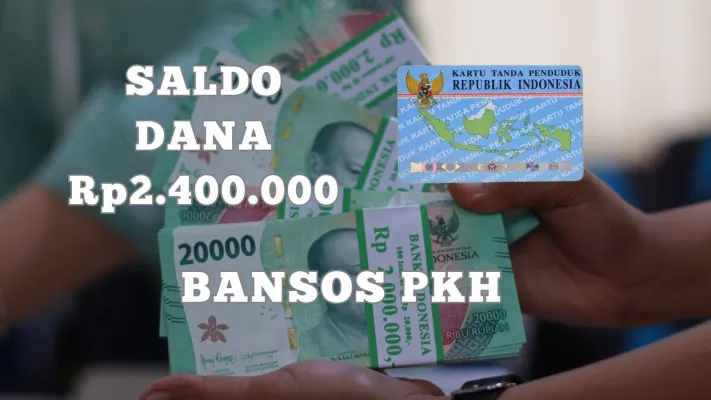 NIK E-KTP dan KK atas nama Anda berhasil dicatat menerima saldo dana Rp2.400.000 dari subsidi bansos PKH 2024. (Poskota/Syania Nurul Lita Baikuni)