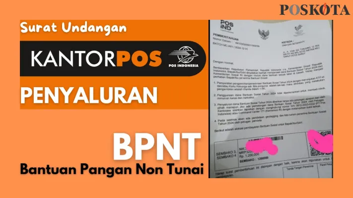 Pemerintah telah sebar surat undangan pencairan dana Rp1.200.000 bansos BPNT via PT Pos Indonesia. (FB/Iin Kurnia/PT Pos/Neni Nuraeni)