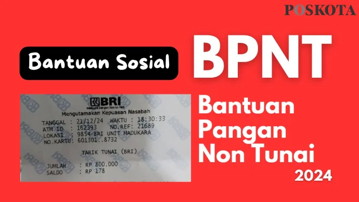 Cek saldo dana bansos BPNT Anda yang sudah cair Rp800.000 melalui KKS baru. Pastikan data terdaftar di DTKS. (FB/INFO Bansos PKH/Neni Nuraeni)