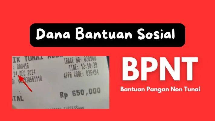 Benarkah dana bansos sebesar Rp650.000 cair ke KKS Mandiri untuk KPM BPNT ini merupakan bonus bantuan sosial akhir tahun? (FB/Erna Aldes/Neni Nuraeni)