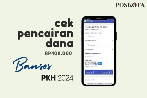 Cek dana bansos Rp400.000 PKH alokasi September-Oktober 2024. (Poskota/Della Amelia)