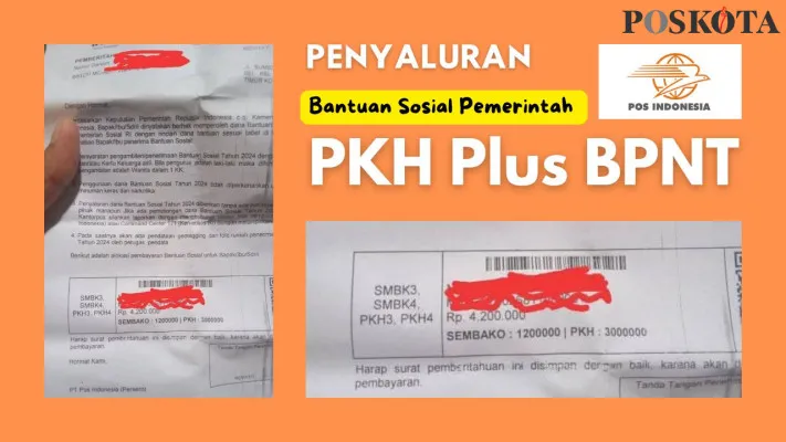 Cair via PT Pos saldo dana bansos PKH plus BPNT Rp4.200.000 untuk NIK KTP yang dimiliki KPM terpilih pemerintah ini. (FB/Jihan Nabila/Neni Nuraeni)