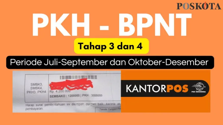 Cek fakta sebenarnya mengenai informasi adanya bonus tambahan untuk KPM dana bansos PKH dan BPNT peralihan PT Pos. (FB/Jihan Nabila/PT Pos Indonesia/Neni Nuraeni)