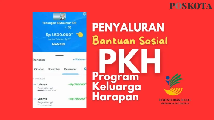 Masuk KKS baru Rp1.500.000 saldo dana bansos PKH tahap 3 dan 4 untuk NIK KTP dengan nama lengkap Anda yang tercatat pemerintah. (FB/Sobat Bansos/Kemensos/Neni Nuraeni)