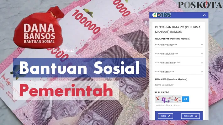 Bansos PKH dengan saldo dana Rp750.000 untuk NIK KTP yang masuk verifikasi kelayakan pemerintah ini bisa dicek statusnya. (Kemensos/Neni Nuraeni)