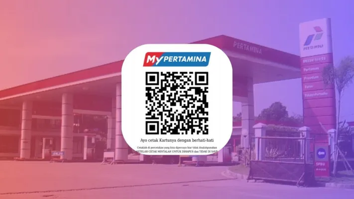 cara daftar barcode pertamina. (poskota/faiz)