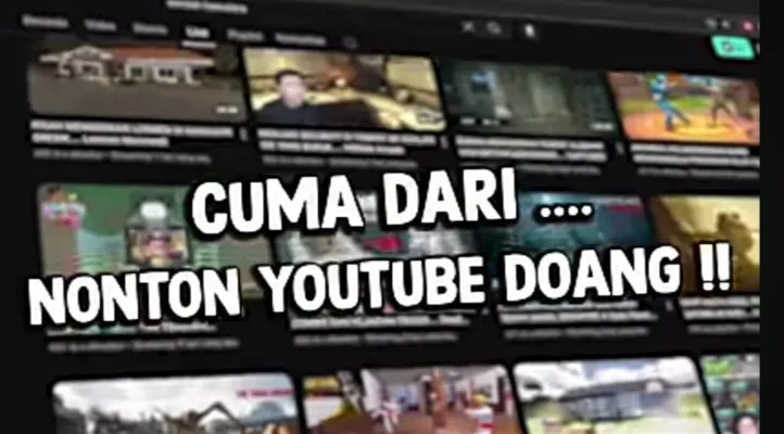 Tangkapan layar cara menghasilkan uang dari internet menggunakan aplikasi penghasil saldo DANA. (YouTube BANG GAPTEK ID)