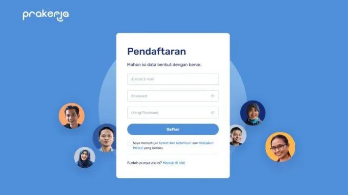 cara daftar Prakerja.