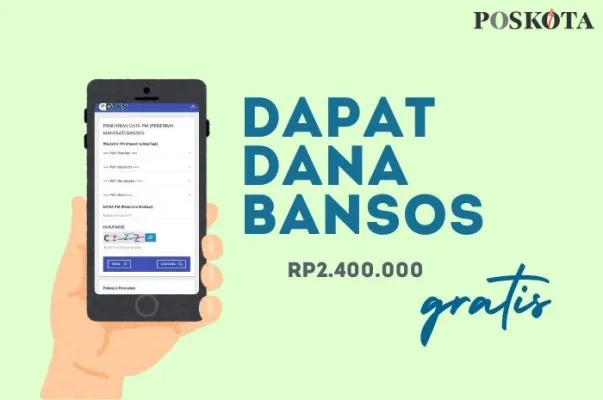 Dapatkan dana bansos Rp2.400.000 PKH 2024. Cek status penerimaan Anda. (Poskota.co.id/Della Amelia)