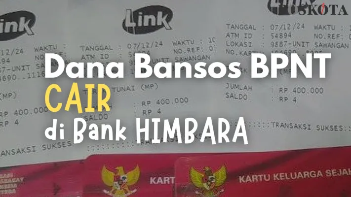 Tangkapan layar bukti setruk penarikan saldo dana Bansos BPNT di KKS Bank Himbara 7 Desember 2024. (YouTube INFO BANSOS/Fani Ferdiansyah)