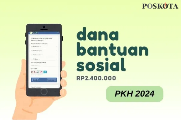 Ada dana bansos PKH Rp2.400.000 yang disalurkan pemerintah kepada para KPM melalui KKS Merah Putih. (Poskota/Della Amelia)