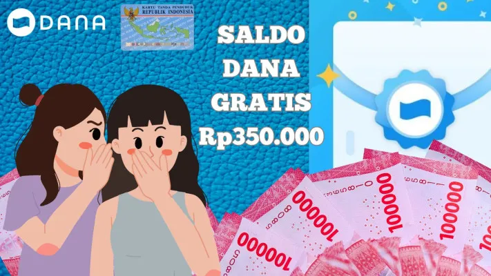 Tanpa NIK KTP kamu bisa klaim saldo dana gratis Rp350.000. Cek caranya di sini! (Poskota/Syania Nurul Lita Baikuni)