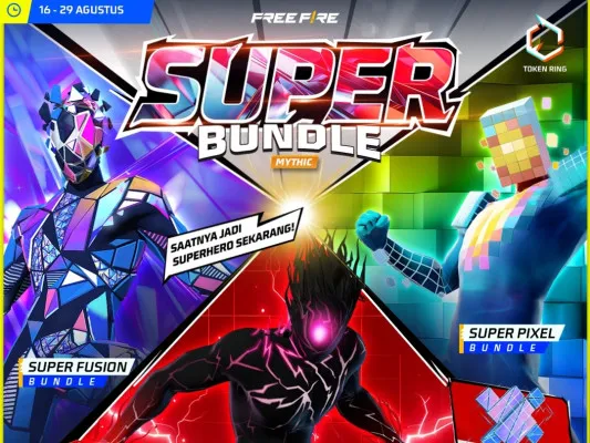 Kode Redeem ff terbaru Minggu 25 Agustus 2024 berhadiah voucher Guardian Super Bundle gratis. (Garena Indonesia)