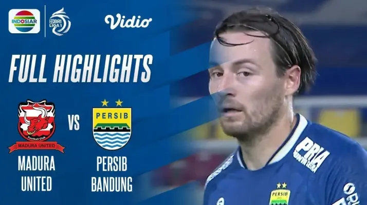 jadwal link live streaming Madura United vs Persib Bandung. (vidio)