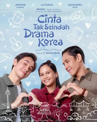 Film terbaru Ernest Prakarsa berjudul Cinta Tak Seindah Drama Korea termasuk rekomendasi film  yang tayang Desember 2024. (Instagram/@ernestprakasa)