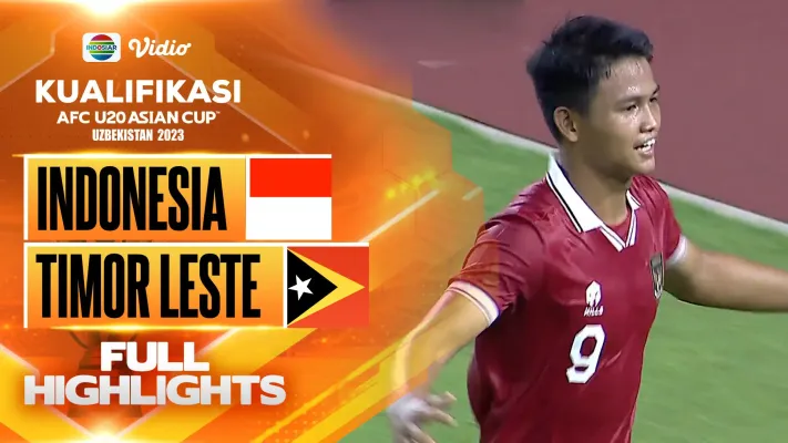 cek link live streaming Timnas Indonesia U20 vs Timor Leste. (vidio)