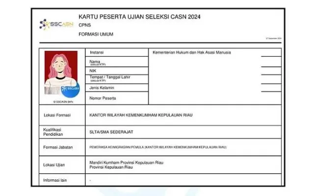 kartu ujian PPPK 2024.