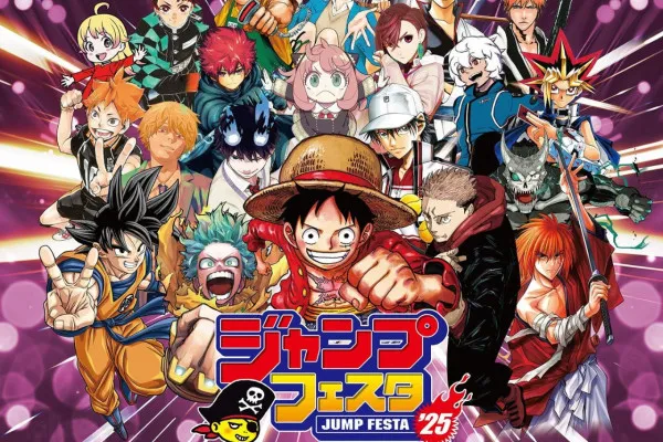 Poster resmi Jump Festa 2025. (Twitter/@pewpiece)