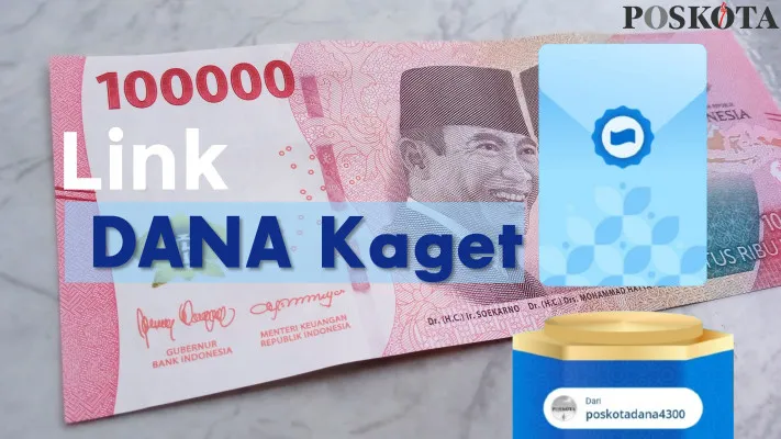 Nambah isi di dompet elektronik karena awal bulan bisa dapat cuan dari link DANA Kaget. (DANA/Neni Nuraeni)