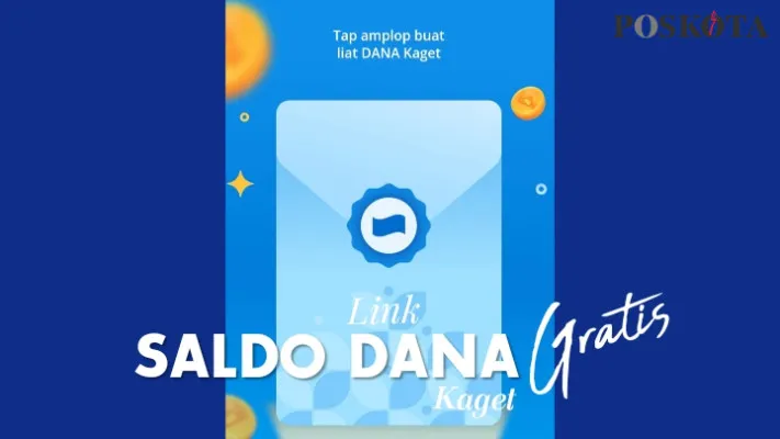 Kantongi uang gratis ke dompet elektronik dengan secepatnya klaim DANA Kaget setelah muncul amplop di layar HP. (DANA/Neni Nuraeni)