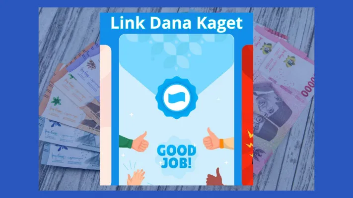 Klaim saldo dana gratis via fitur link dana kaget gunakan aplikasi e-wallet DANA. (Poskota)