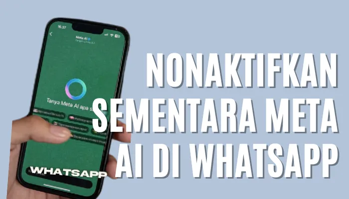 Meta AI bisa dinonaktifkan sementara. Begini caranya. (Tangkap layar Youtube/Agung Darmawan/edited Dadan)