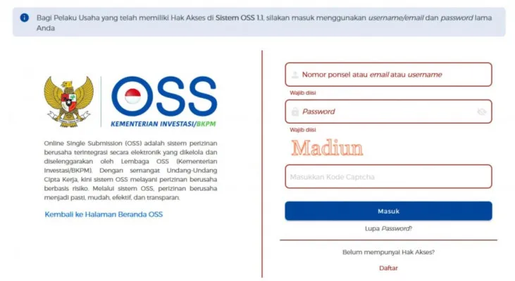 cara membuat nib secara online gratis.