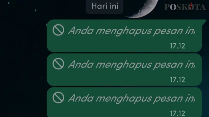 Jangan penasaran, begini cara mengetahui isi pesan WhatsApp yang sudah dihapus. (Neni Nuraeni)