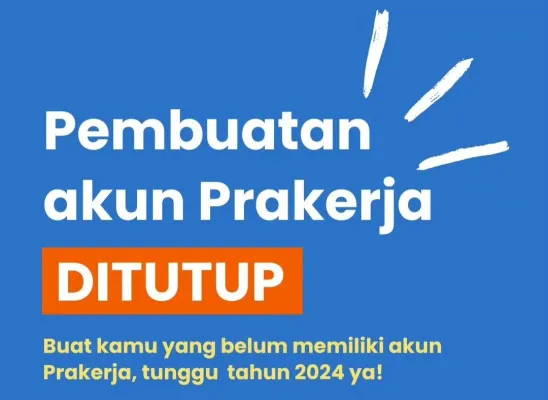 Prakerja gelombang 72 dihentikan? inilah fakta informasinya. (Prakerja)