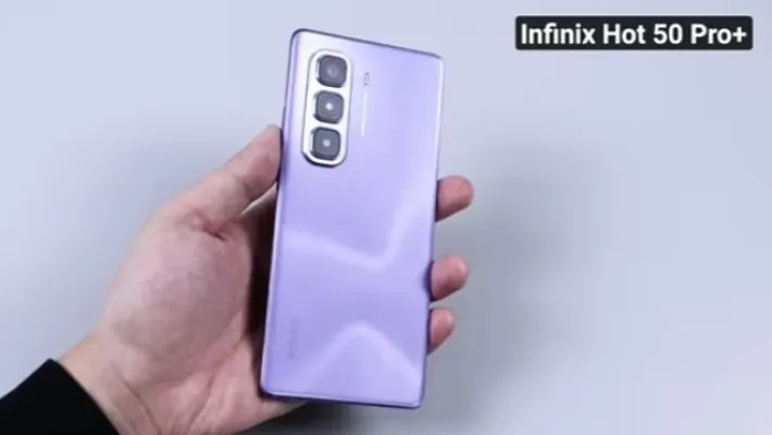 Infinix 50 Hot Pro Plus menjadi salah satu HP murah harga Rp2 jutaan. (YouTube: Jagat Review)