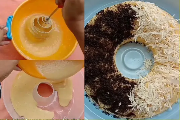 Berikut resep kue bolu kukus adem sari yang mudah dibuat di rumah.(Tangkap Layar YouTube/Dapur Intan Official)