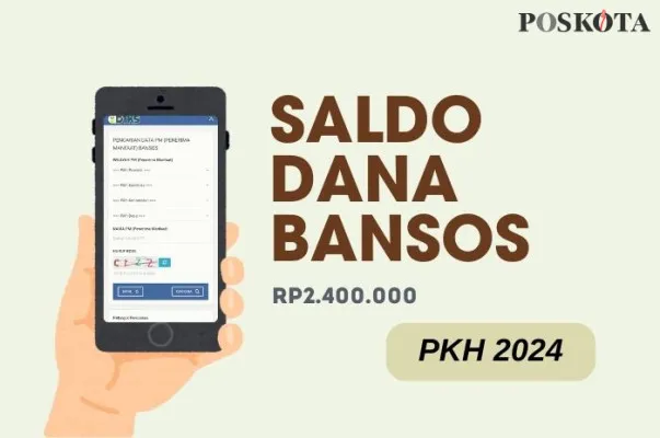 Klaim saldo dana bansos PKH Rp2.400.000 Kemensos. (Poskota/Della Amelia)