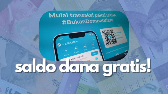 Klaim saldo DANA gratis via link DANA Kaget. (Sumber: Poskota/Muhammad Faiz Sultan)