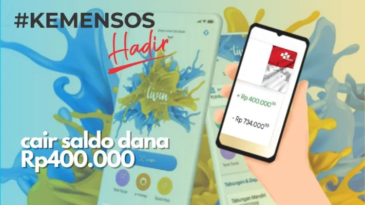 saldo dana bansos Rp400.000 cair hari ini ke KKS Bank Mandiri. (poskota/faiz)