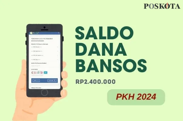 Cek saldo dana bansos PKH yang disalurkan pemerintah kepada KPM. (Poskota/Della Amelia)