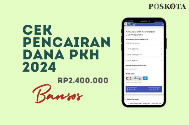 Info pencairan PKH 2024. Ada dana sebesar Rp2.400.000 per tahun untuk pemilik NIK KTP terverifikasi. (Poskota.co.id/Della Amelia)