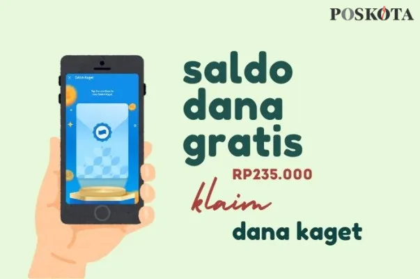 Buka amplop digital untuk klaim saldo gratis Rp235.000 dari link DANA Kaget hari ini. (Poskota/Della Amelia)