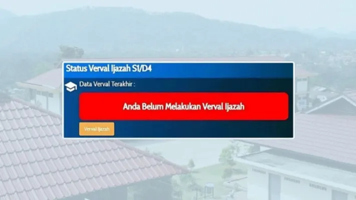 cara verval ijazah di info GTK. (poskota/faiz)