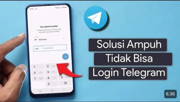 Ini dia 2 alasan utama kenapa anda tidak bisa login ke Telegram, dan cara mengatasinya. Tangkap layar/YouTube/TutorInd.