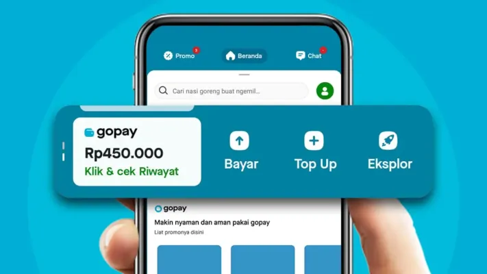 cara top up gopay dari bca.