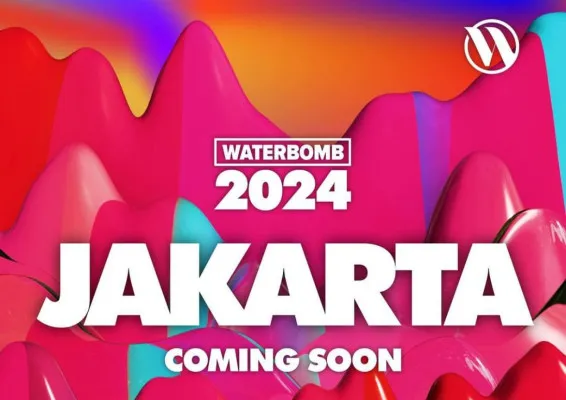 Harga tiket presale Waterbomb di Jakarta 2024.(Akun Instagram @waterbomb_official_jakarta)