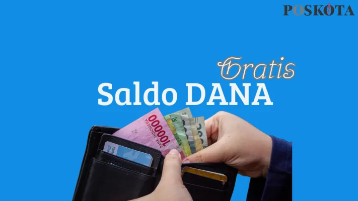 Selamat! E-wallet Anda terisi saldo DANA gratis Rp150.000, buruan cek caranya sekarang. (Poskota/Dindin ahmad Saputra)