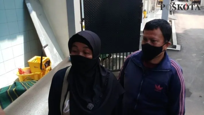 Marlina salah satu keluarga korban kebakaran di Lapas Klas 1 Tangerang. (Iqbal)