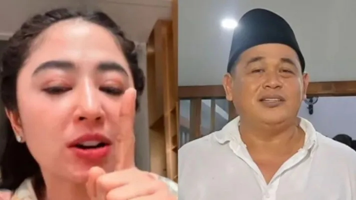 Kolase Dewi Perssik dan RT Malkan. (tangkapan layar youtube)