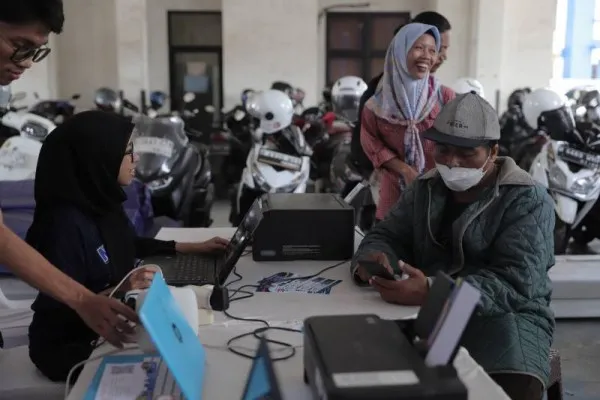 Proses pendaftaran calon pemudik gratis di Kota Tangerang. (Foto/ist)