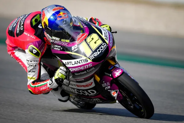 Filip Salac, Raih Pole Position Perdana di Moto3. (foto/motogp)