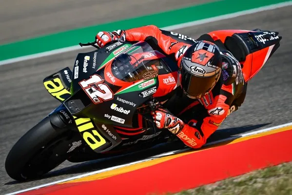 Maverick Vinales tidak pasang target di balapan kedua bersama Aprilia. (foto/motogp)