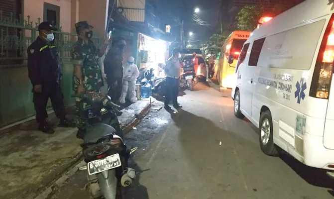 13 orang positif Covid-19 berawal dari salah satu warga Tamansari pulang dari luar kota. (Foto/pandi)