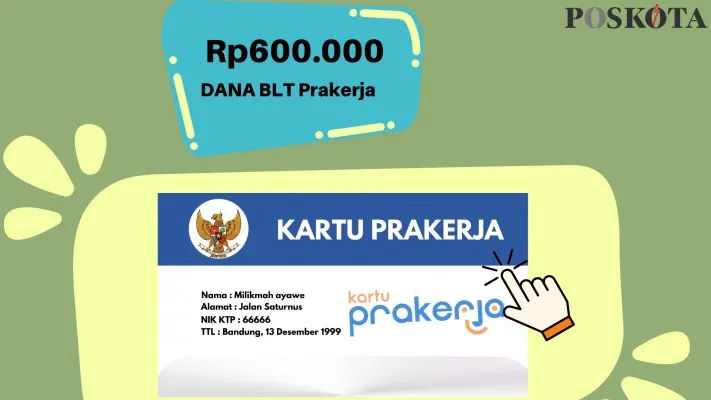 KLAIM Rp600.000 Saldo Dana Gratis dari Pemerintah KTP Ini yang Lolos Seleksi Prakerja, Cek Informasinya.  (Poskota/Syarif Pulloh Anwari)