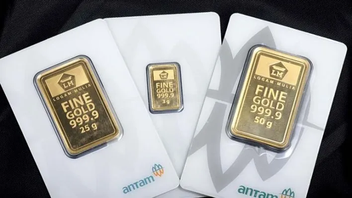 Emas Antam bertahan tak ada perubahan pada harga Rp1.764.000 per gram hari ini, Minggu, 23 Maret 2025. (ist)